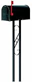 Postmaster T11KIT0B Mail Box Post Combo, Black [並行輸入品]