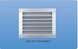 新協和 角型ガラリ (水切なし)標準 SAG-200×400(水切なし) アルミ製