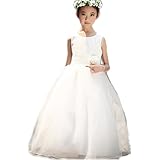 (ヤンググロリ)YOGLY きれい ガールズ 子供ドレス ノースリーブ ワンピース プリンセス フォーマル 入園式 結婚式 花嫁介添人
