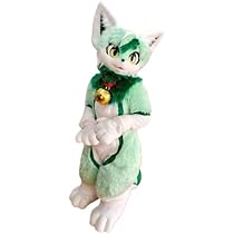 ケモノ　着ぐるみ　ヘッドのみ　ミントグリーン　大きめ 31WHeDme4WL._AC_UL210_SR210,