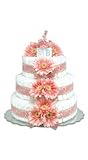 Small Pink Daisies Diaper Cake by Bloomers [並行輸入品]