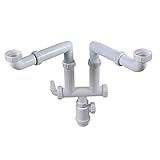 Taleaキッチン二槽シンク流し用の排水管