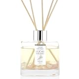 ホワイトセージ 浄化 ディフューザー 【天然成分100%】LUCAS ルカス (【ローズクォーツ】愛情・優しさ/ローズ＆ホワイトセージの香り)
