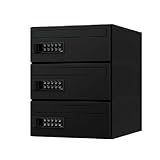 ナスタ(NASTA) 集合郵便受箱 前入前出 D-ALL 可変プッシュボタン錠 KS-MB6001P-2PK-BK ブラック