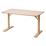 大川家具 天然木自然塗装シリーズ 幅130ダイニングテーブル(T字脚) INU-00024