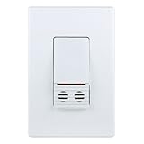 Cooper Controls OSW-U-0721-24AC-R-W Greengate Low Voltage Ultrasonic Wall Switch Sensor, White Finis