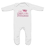 (フロソ) FLOSO 赤ちゃん・ベビー用 I Am Daddys Little Princess(私はパパの小さなプリンセス)プリント 長袖ロンパース ボディースーツ オールインワン (6-12ヶ月