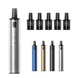 ジョイテック eGo Pod【Update】＋交換用 カートリッジ【1箱5個入AST1.0Ω】セット 電子タバコ 本体 スターターキット イーゴ ポッド アップデート VAPE ベイプ (シャイニーシルバー)