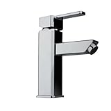 Lightinthebox® Deck Mount Single Handle Centerset Countertop Bathroom Sink Chrome Bath Tub Faucet Ba