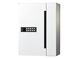 【KS-MB507S-PK-W】　ナスタ　ポスト　W265×H360／前入前出／屋内タイプ／防滴タイプ　可変プッシュボタン錠　ホワイト