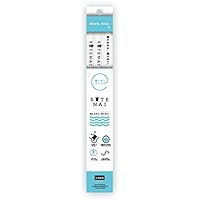 SUTENAI（ステナイ）シリコンストロー (WHITE) マイストロー SDGs 脱プラスティック ブラシ不要で開いて洗えて、また閉じて使えます