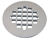 Larsen Supply 03 – 1257シャワーDrain Grate、スナップでスタイル、ホワイト仕上げ – 数量6