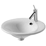 Duravit 4075300001 Starck 1 Vanity Basin 21, White by Duravit
