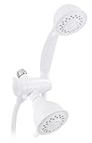 LDR 520 F3025WT 3-Function Shower Kit with 3-Way Diverter, 2.5 GPM, White Finish [並行輸入品]