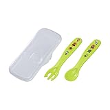 レック アンパンマン こども食器 ケース付き スプーン ・ フォーク ( グリーン )