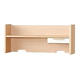 小島工芸 日本製 組立不要 健康仕様のFフォースター 高さ36cm 上棚NKA チェリー+ホワイト [幅86cm 奥行23cm] 1270617