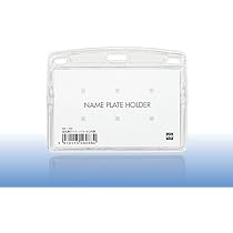 Amazon | オープン工業 名札用ケース ヨコ名刺 1枚 JAN付 NX-106