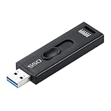 サンワダイレクト SSD 外付け 2TB USB3.2 Gen2 ポータブル PS5/PS4動作確認済み テレビ録画 Mac/Win対応 スライド式 直挿し ブラック 600-USSD2TBBK