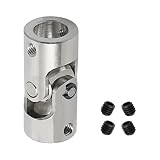 Ohamtes 1Pcsシャフト径12mm〜12mmユニバーサルカップリング回転可能なユニバーサルステアリングシャフトUジョイントカプラー