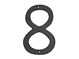 Montague Metal Products Textured Font Individual House Number, 8, 10-Inch [並行輸入品]