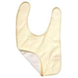 (ベラ・キャンバス) Bella + Canvas 赤ちゃん・ベビー マジックテープストラップ リバーシブル スタイ ビブ (ワンサイズ) (イエロー/ホワイト)