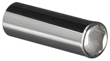 Martin BD616 1/2 Type II Opening 3/8 Square Drive Socket, 6 Points Deep, 2-7/32 Overall Length, Chro