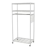 川口工器 頑丈クローゼットハンガー（カバー無し） 18441 (幅90)