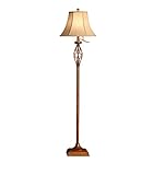 アメリカのレトロフロアランプ、鉄クロスシェードリビングルームの研究ベッドルームのベッドサイド垂直テーブルランプシンプルなヨーロッパスタイルE27 * 1高164cm ( 色 : #3 )