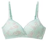 Angeliebe エンジェリーベ マタニティ インナー ミキティ コラボ ブラトップ 下着 産前 産後 ブラジャー 授乳ブラ 3L サックス 24090 24090150