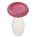 ノーブランド品 2個　人間工学　マッサージ　手動　さく乳器　ボトル　搾乳器　ポンプ　乳ポンプ　赤ちゃん　摂食　3色選べる - ピンク