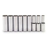 Blackhawk By Proto 309-M 12 Point Drive Metric Deep Socket Set, 1/2-Inch, 10-Piece [並行輸入品]