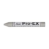 Markal Pro-Ex Extruded Clay Based Crayon, 1/2 Hex, 4-5/8 Length, White (Pack of 12) by Markal
