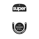 Superglide2(Type C) マウスソール for Logicool G PRO X SUPERLIGHT 2 マウスフィート [ 強化ガラス素材 ラウンドエッヂ加工 高耐久 低摩擦 Super Smooth ] - Black