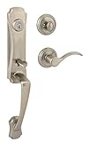 Baldwin Prestige Segovia Single円柱Handleset with Tobinレバーfeaturing SmartKey inサテンニッケル 180SAHXTBL RDB 
