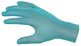 MCR Safety 5030M SensaGuard Vinyl Disposable Industrial Food Service Grade Powdered Gloves Blue Medi