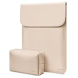 MOSISO ラップトップスリーブケース、対応機種 MacBook Air 13インチ M4 A3240 M3 A3113 M2 A2681 M1 A2337 A1932/Pro 13 M2 M1 A2338 A2289 A1706 A1708、小さな収納ポーチ付き フェイク スエード レザ バッグ(ミント グリーン)