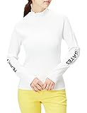 [パーリーゲイツ] レディース ハイネックニット (ストレッチ性・吸水速乾性) / ゴルフ / 055-2274006 030_ホワイト 0 [S]