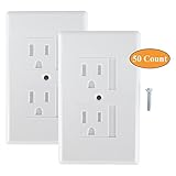 Mommy's Helper Safe Plate Electrical Outlet Covers Standard, White - by Mommy's Helper