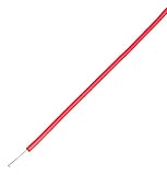 協和ハーモネット UL耐熱ビニル絶縁電線 赤 10m UL1015 AWG18 10m<RD>