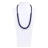 Bumkins Nixi Ciclo Silicone Teething Necklace, Navy by Bumkins