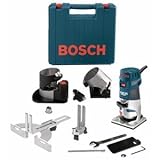 Bosch PR20EVSNK Colt Installers Kit 5.7 Amp 1 Hp Fixed-Base Variable-Speed Router with 3 Assorted Ba