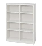 アイリスオーヤマ フリーラック 幅90×奥行29×高さ120cm ホワイト FRE-1290