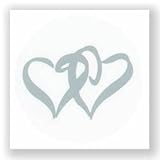 Silver Double Hearts Seals by Masterpiece Studios [並行輸入品]