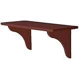 飾り棚 壁掛け 飾り棚 壁 飾り台 幅60×奥行24cm ウォールシェルフ WSH-6024 ダークブラウン ナチュラル アイリスオーヤマ