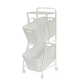 ［K line］ランドリーワゴンフ-FRAMES&amp;SONS+plus A studio (ホワイト)