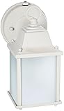 Craftmade Z192-04-NRG Wall Lantern with Clear Glass Shades, White Finish [並行輸入品]