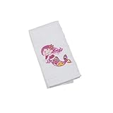 Mermaid Single Applique Burp Cloth by Maison Chic