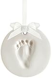 Pearhead Babyprints Handprint or Footprint Hanging Keepsake, White by Pearhead