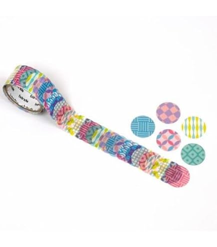 Amazon.co.jp: 限定 mizutama×bande 1枚ずつめくれるマスキングテープ