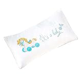 かわいいカイコの漫画の小さな木製の馬のピローケースキッズ子供のための子供